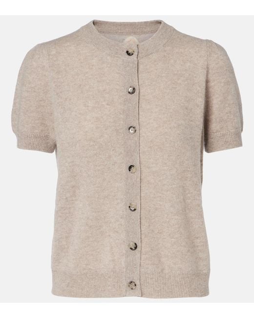Jardin Des Orangers White Cashmere Cardigan