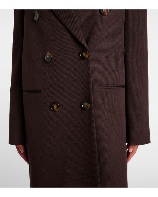 Stella McCartney Brown Wool Twill Coat