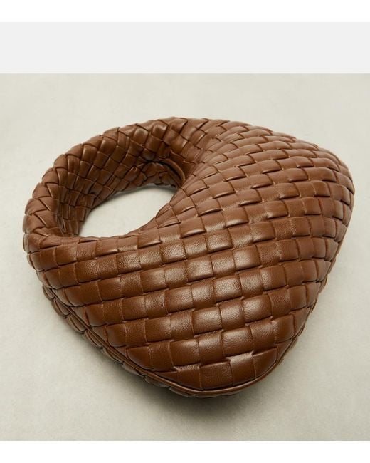 Bottega Veneta Brown Henkeltasche Baby Veneta Aus Leder