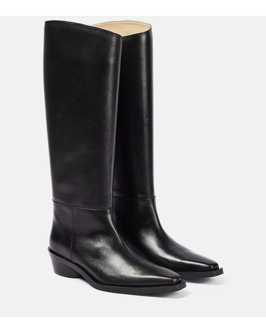 Botas Altas Bronco De Piel Proenza Schouler de color Black