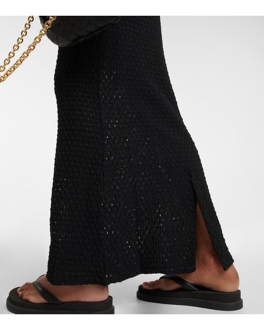 Bananhot Black Anna Seersucker Beach Dress