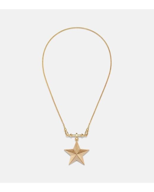 Marie Lichtenberg White Connector 18Kt Charm Necklace With Jasper And Diamonds