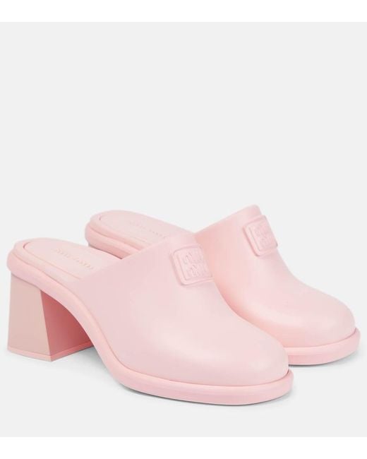 Miu Miu Pink Sabot