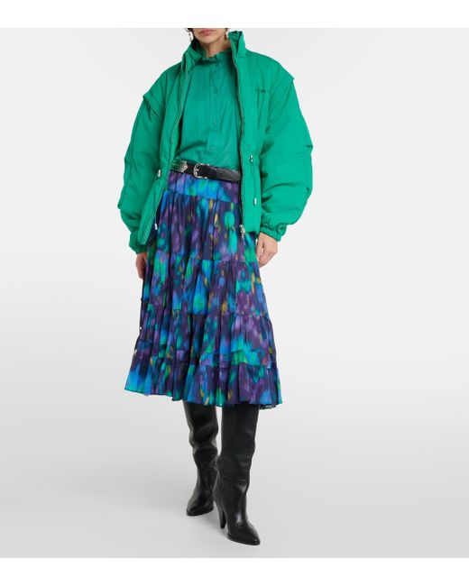 Veste en coton melange Isabel Marant en coloris Green