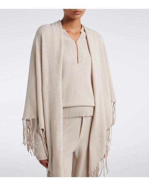 Jardin Des Orangers White Wool And Cashmere Sweater