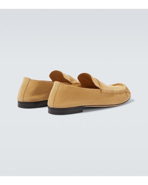 The Row Natural Suede Loafers for men