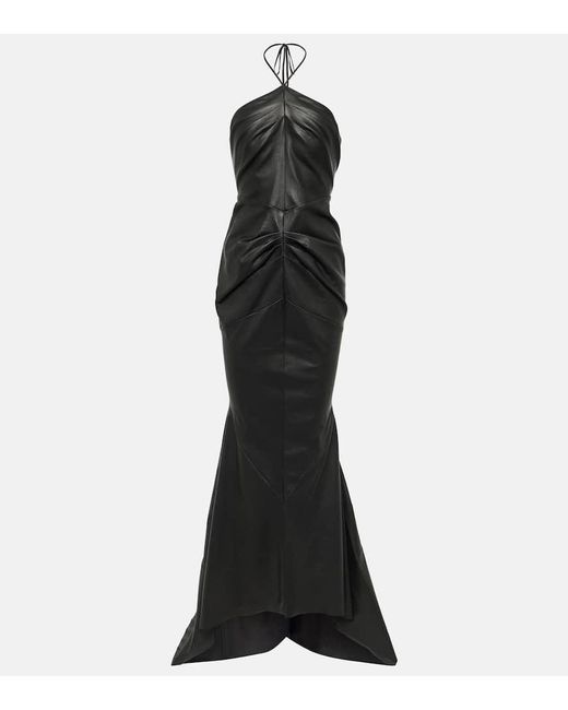 Vestido de fiesta Ambergris de piel Maticevski de color Black