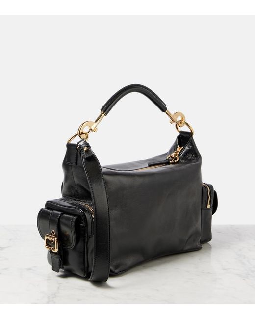 Chloé Black Medium Leather Camera Bag