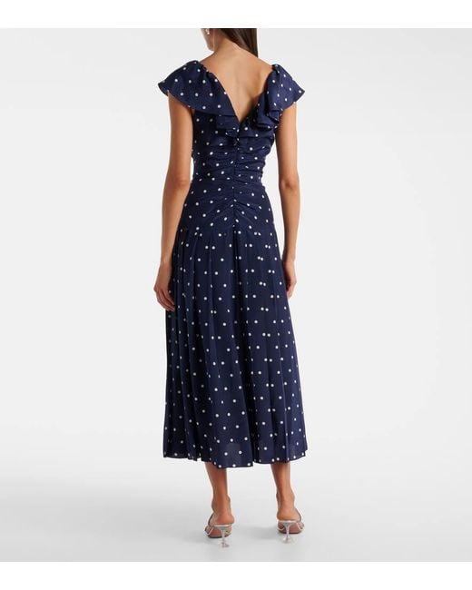Abito Midi di Alessandra Rich in Blue