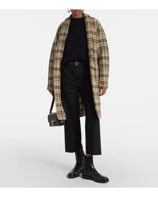 Tod's Green Chelsea Boots Aus Leder