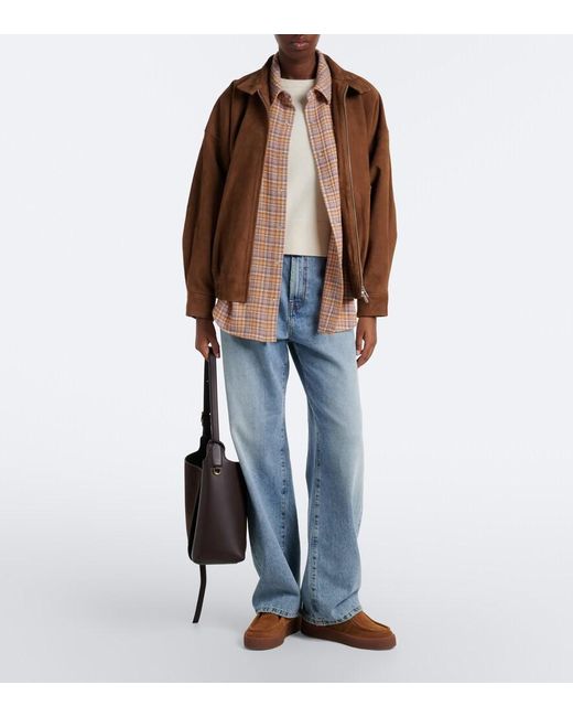Bogner Brown Lucerne Shearling-Lined Suede Sneakers