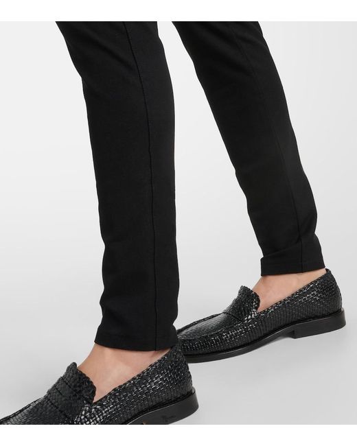 Joseph Black High-Rise Stretch-Gabardine Leggings