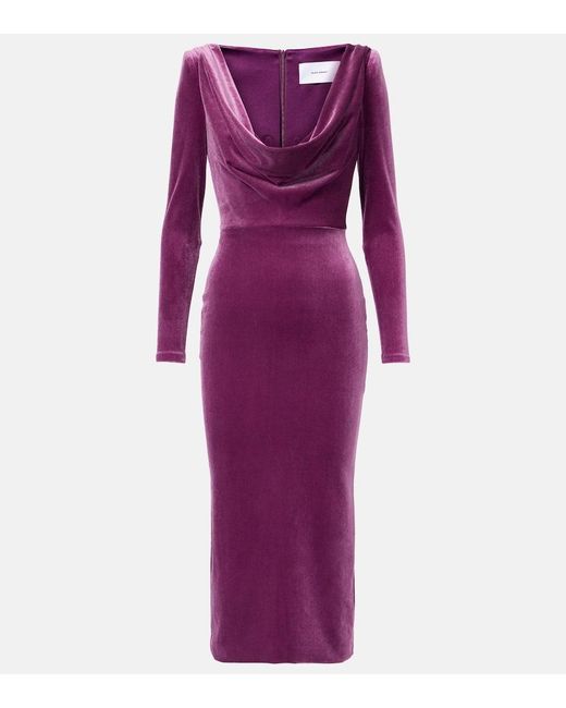 Abito Midi di Alex Perry in Purple