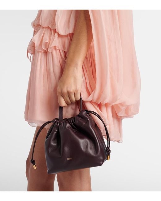 Chloé Black Icons Mini Leather Shoulder Bag