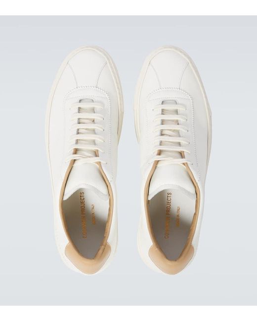 Sneakers Tennis 70 in pelle di Common Projects in White da Uomo