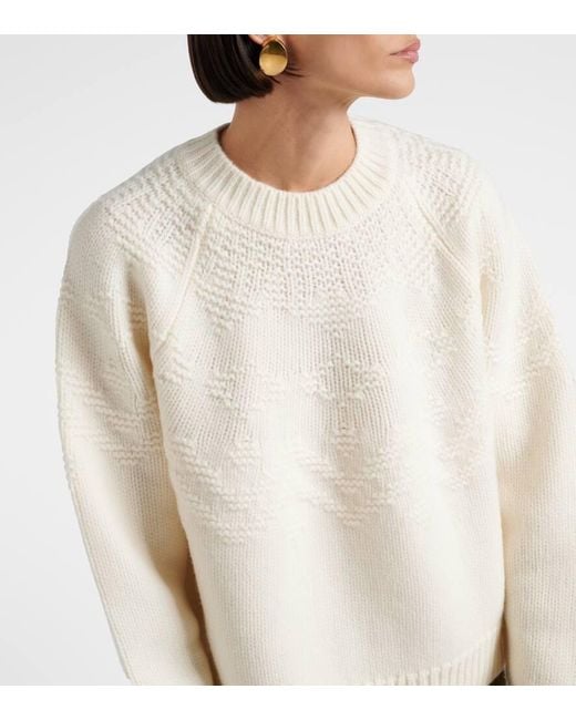 Vince White Pullover Aus Wolle