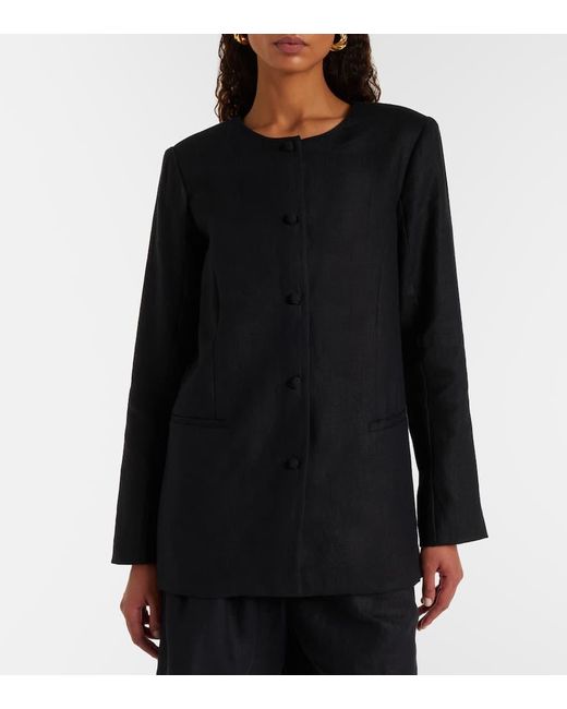 Posse Black Rio Linen Jacket
