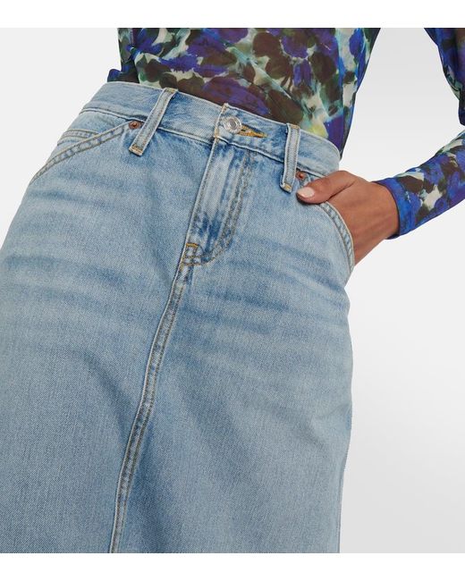 Re/done Blue Jeansrock Low Rider