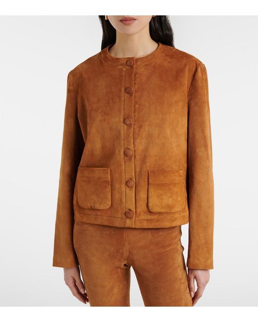 Stouls Brown Gabrielle Suede Jacket