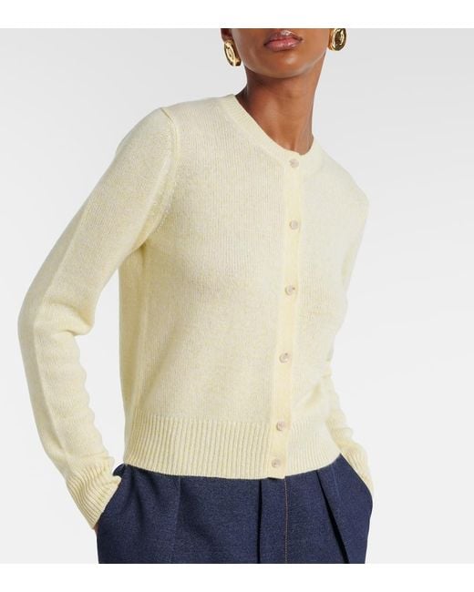 Cardigan De Cachemir Jardin Des Orangers de color Yellow