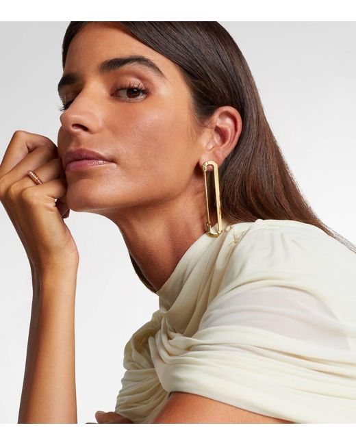 Orecchino Singolo New York Big di Eera in Metallic