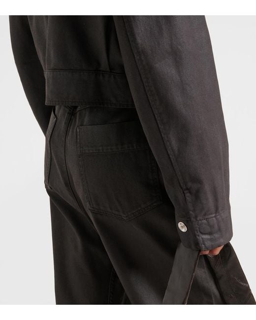Lemaire Black Cropped Cotton Jacket