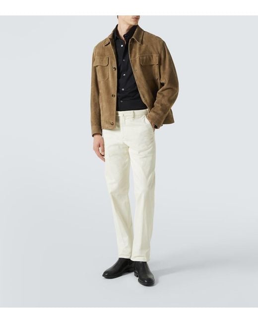 Thom Sweeney Black Cotton Jersey Shirt for men