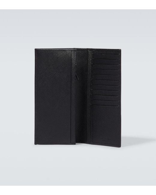 Prada Black Saffiano Leather Wallet for men