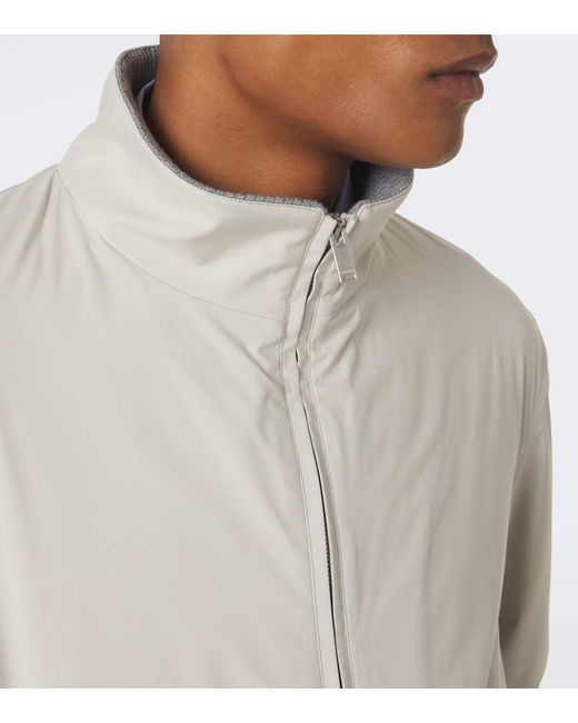 Lardini White Technical Jacket for men