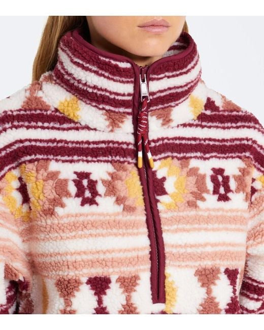 The Upside Red Harlow Teddy Sweatshirt