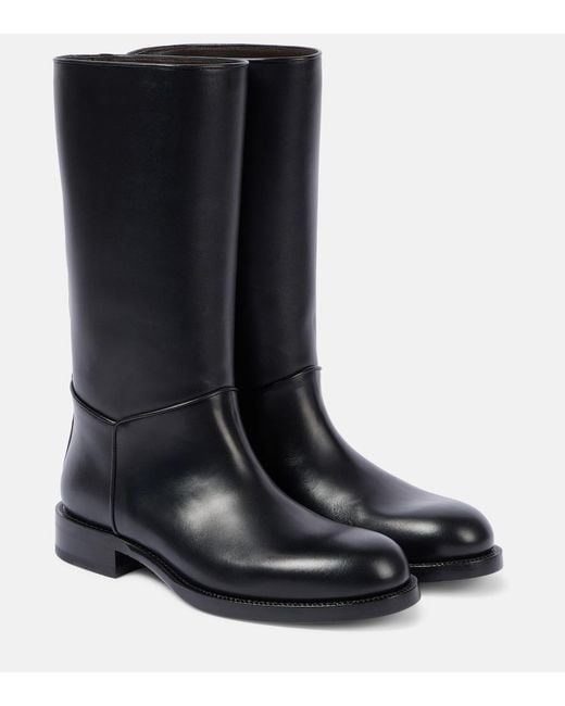 The Row Black Nobilis Boots