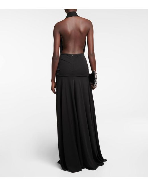Alaïa Black Halterneck Gown