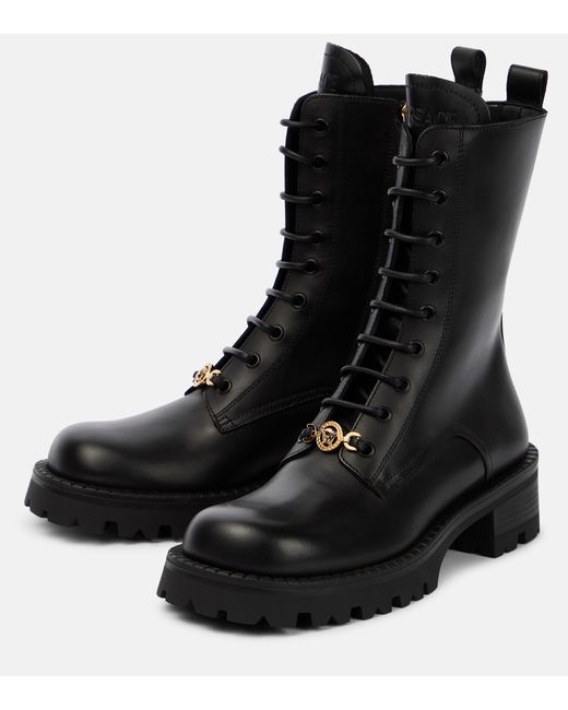 Vivienne Westwood stud-embellished Combat Boots - Black