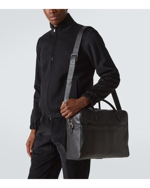 Metier Aktentasche Closer Aus Leder in Black für Herren