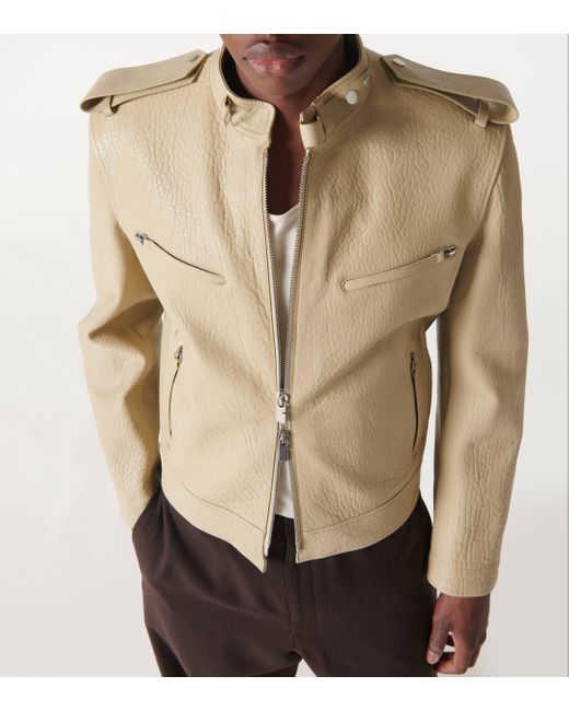 Burberry Natural Leather Jacket for men