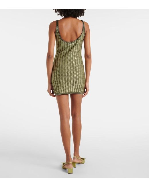 Jacquemus Green Marino Minidress