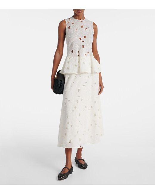 Top Ali di Ulla Johnson in White