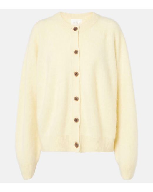 Lisa Yang Natural Cardigan Melba Aus Kaschmir