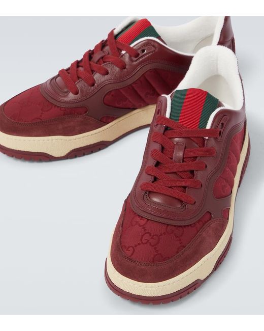 Baskets Re-Web Pour Homme, Taille Gucci pour homme en coloris Red