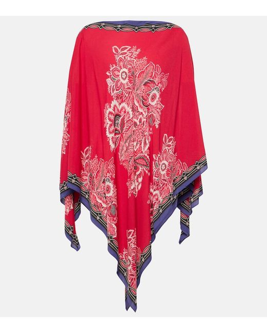Capa Estampada Etro de color Red