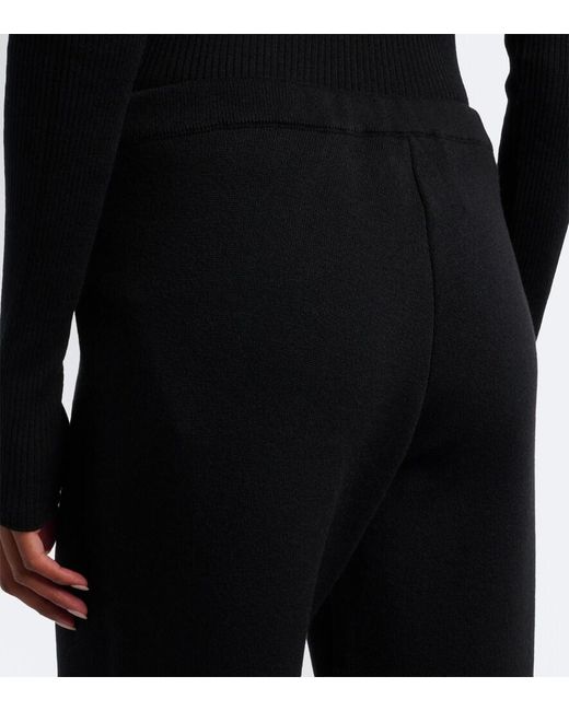 Fendi Blue Cashmere-Blend Sweatpants