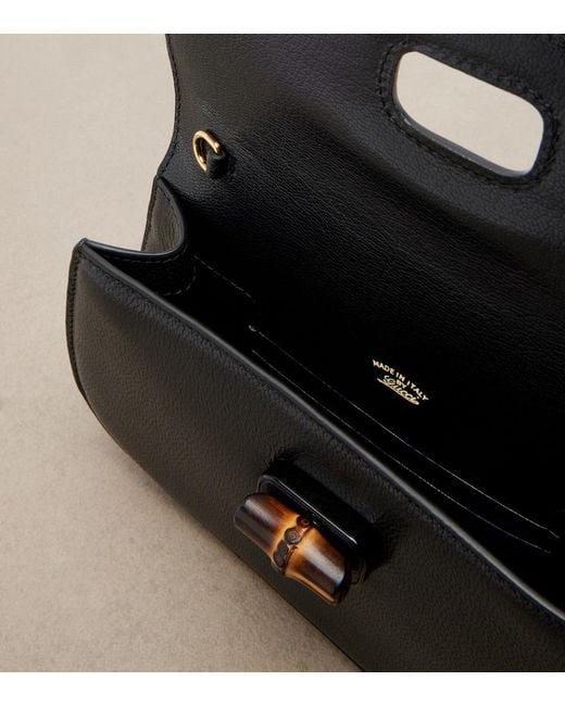 Gucci Black Bamboo 1947 Mini Shoulder Bag
