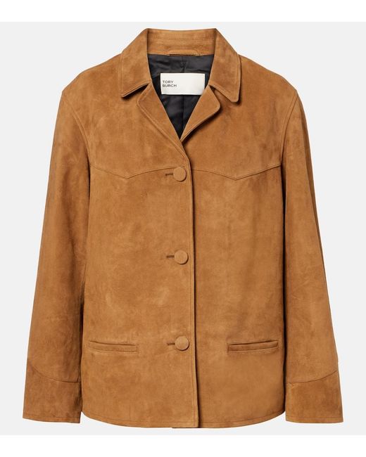 Tory Burch Brown Suede Jacket