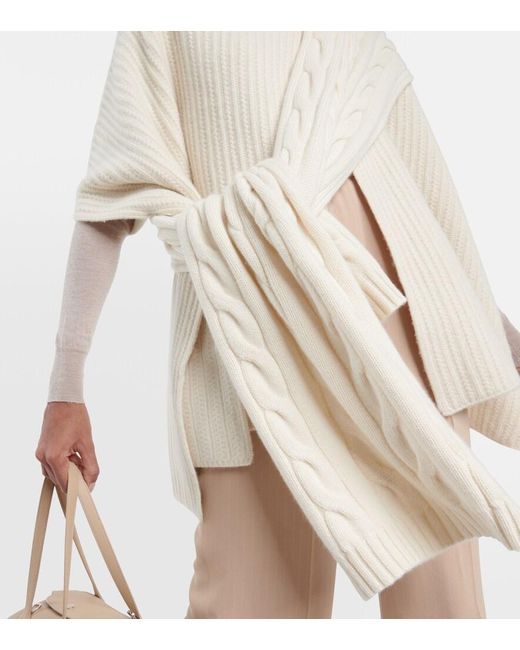 Loro Piana Natural Napier Cashmere Scarf