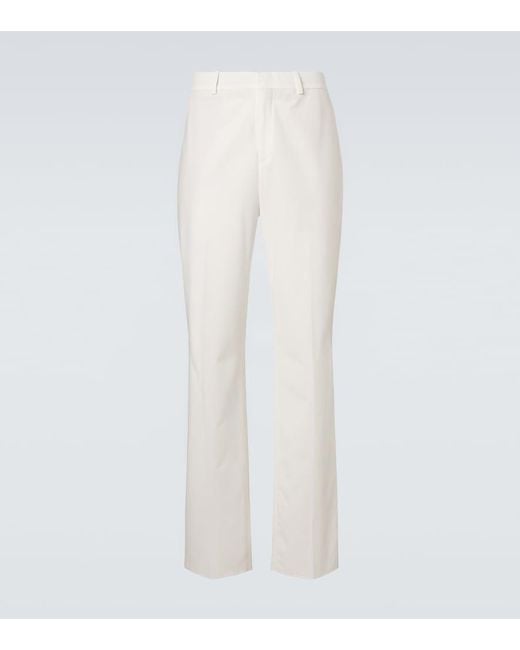 Tod's White Cotton Chinos for men