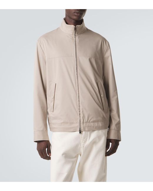 Canali Natural Nuvola Reversible Blouson Jacket for men