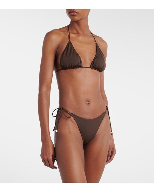 Jacquemus Multicolor Triangle Bikini Top