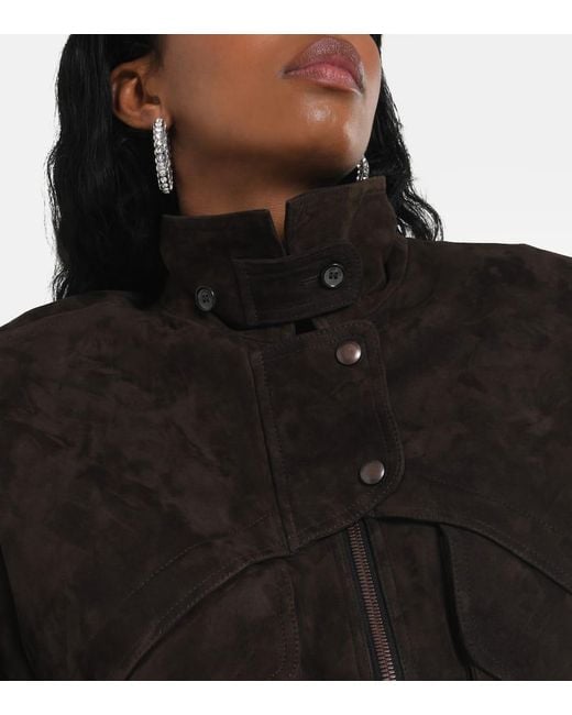 Veste En Daim Magda Butrym en coloris Black
