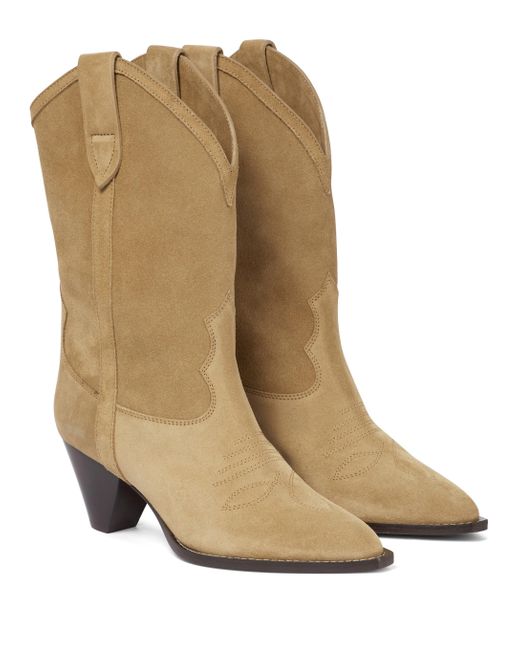 western boots beige
