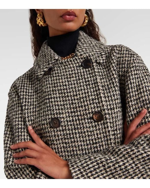 Abrigo Cruzado Alessia Max Mara de color Gray